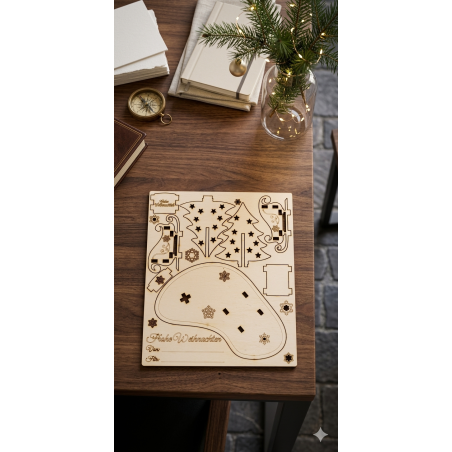 3D Pop-Out Christmas Tree & Sled