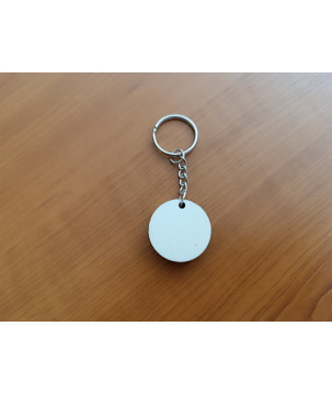 Cat Paw Wood Keychain