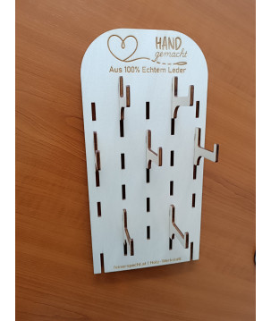 Wooden sales stand for keychains – Vario S