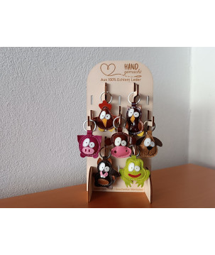 Wooden sales stand for keychains – Vario S