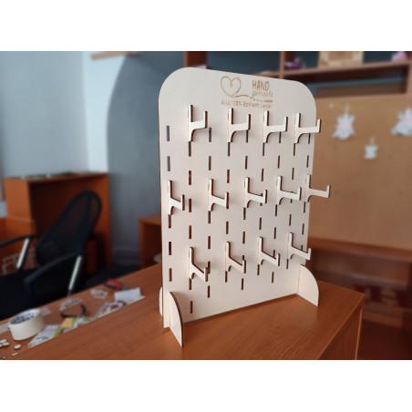 Countertop Display "Vario M" – 1 or 2-Sided (13-25 Hooks)